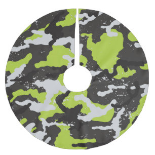Grunge Camouflage achtergrond Kerstboom Rok