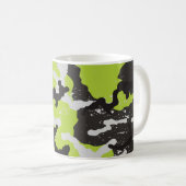 Grunge Camouflage achtergrond Koffiemok (Voorkant rechts)