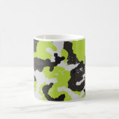 Grunge Camouflage achtergrond Koffiemok (Center)