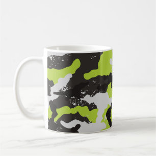 Grunge Camouflage achtergrond Koffiemok