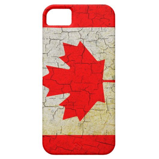 Grunge Canada vlag Case-Mate iPhone Case (Achterkant)