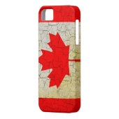 Grunge Canada vlag Case-Mate iPhone Case (Achterkant Links)