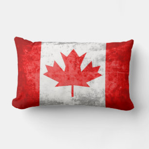 Grunge Canadese vlag 2 Kussen