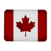 Grunge Canadian Flag Magneet (Horizontaal)