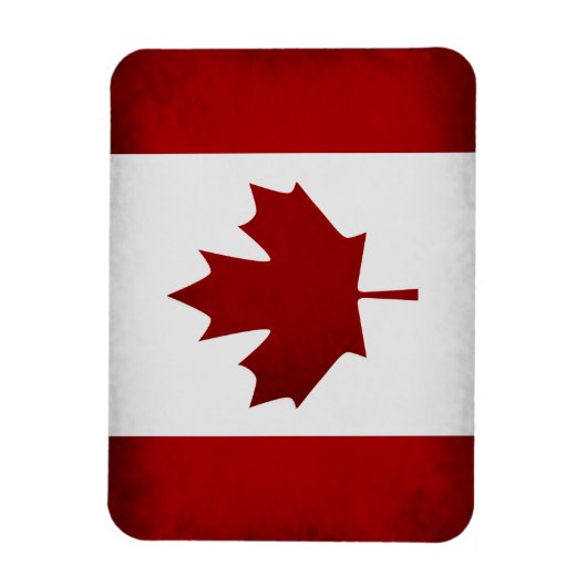 Grunge Canadian Flag Magneet (Verticaal)