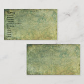 Grunge Canvas Visitekaartje (Voorkant / Achterkant)