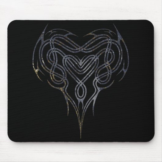 Grunge Celtic Heart Knot Muismat (Voorkant)