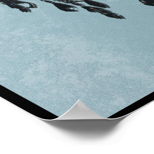 Grunge Chandelier Poster (Hoek)