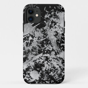 Grunge Chaos™ Black en White Paint iPhone 5 Hoesje