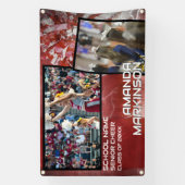 Grunge Cheer Senior Sport Banner (Verticaal)