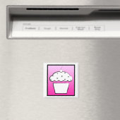 grunge cherry cupcake magneet (Insitu (Vaatwasser))