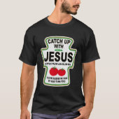 Grunge Christelijk vangt Jezus Ketchup Hoodi op T-shirt (Voorkant)