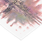 Grunge Christelijke woorden kruisen Korte Tafelloper (Hoek)