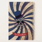 Grunge Circus Sugar Skull Ringmaster Planner (Achterkant)