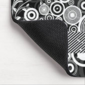 Grunge cirkels muismat (Hoek)