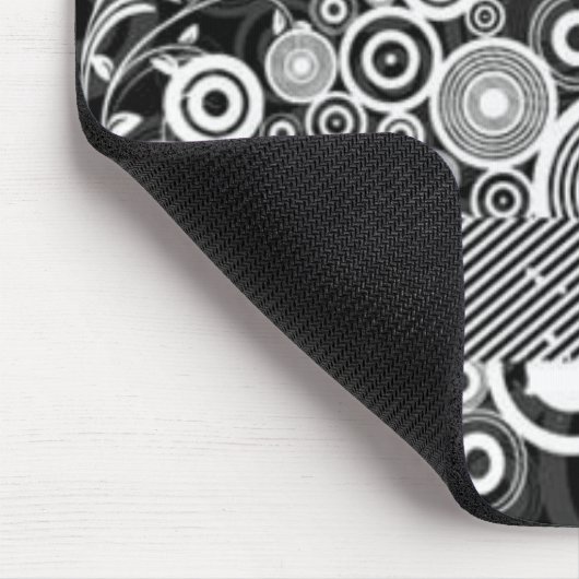 Grunge cirkels muismat (Hoek)