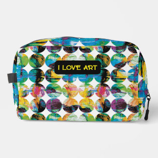 Grunge cirkels. toilettasje