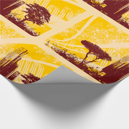 Grunge City Cadeaupapier