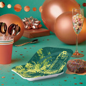 Grunge City Graphic Papieren Bordje