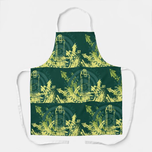 Grunge City Graphic Schort (Voorkant)