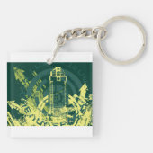 Grunge City Graphic Sleutelhanger (Achterkant)