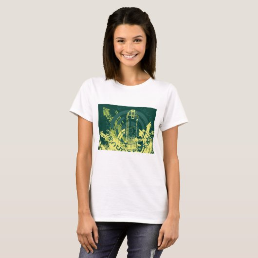 Grunge City Graphic T-shirt (Voorkant volledig)