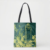 Grunge City Graphic Tote Bag (Voorkant)