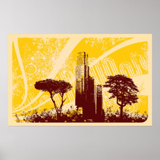 Grunge City Poster (Voorkant)