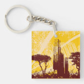 Grunge City Sleutelhanger (Voorkant)