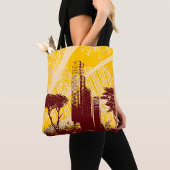Grunge City Tote Bag