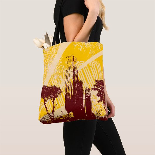 Grunge City Tote Bag