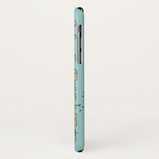 Grunge Clarinet Case-Mate iPhone Case (Achterkant/links)