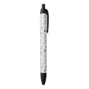 Grunge Clarinets - Blauw en grijs Blauwe Inkt Pen