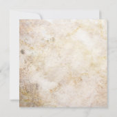 Grunge Cocktail Glass Party Invitation Red Kaart (Achterkant)