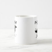 Grunge Coffee F Caw F Crow Humor Creative Style Koffiemok (Center)