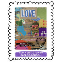 Grunge Collage Creative Custom Notitieboek