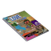 Grunge Collage Creative Custom Notitieboek (Rechterzijde)