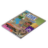 Grunge Collage Creative Custom Notitieboek (Linkerzijde)