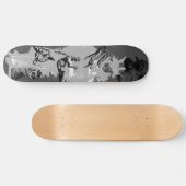 Grunge Collage Persoonlijk Skateboard (Horizontaal)