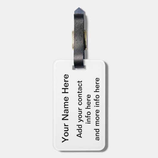 Grunge Colorado Flag Bagagelabel (Achterkant verticaal)