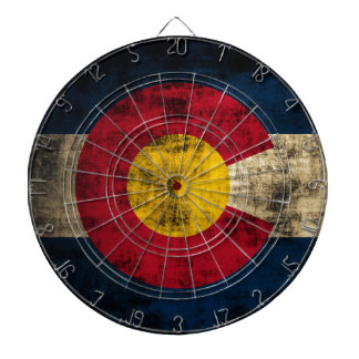 Grunge Colorado Flag Dartbord