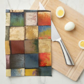 Grunge Colorful Painful Squares Design Theedoek (Quarter Fold)