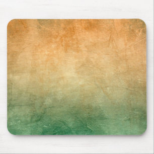 Grunge Colors - Orange & Green Muismat