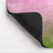 Grunge Colors - Pink & Green Muismat (Hoek)