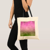 Grunge Colors - Pink & Green Tote Bag (Voorkant (product))