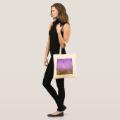 Grunge Colors - Purple & Brown Tote Bag (Voorkant (model))