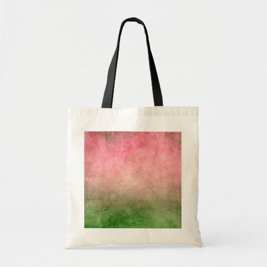 Grunge Colors - Rose Pink & Green Tote Bag (Voorkant)