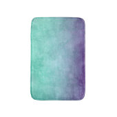 Grunge Colors - Teal & Purple Badmat (Voorkant Verticaal)