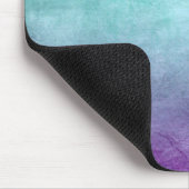 Grunge Colors - Teal & Purple Muismat (Hoek)