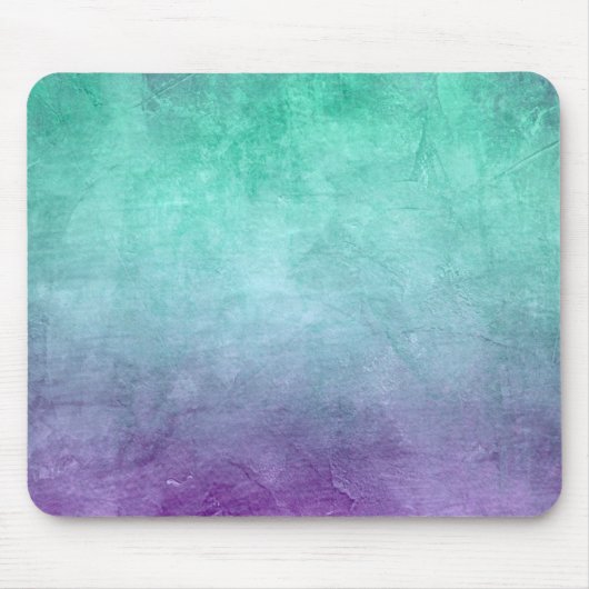 Grunge Colors - Teal & Purple Muismat (Voorkant)